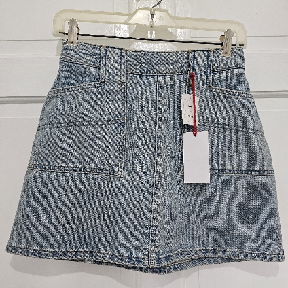 BDG Utility A-Line Denim Mini Skirt Size XS - Picture 4 of 16